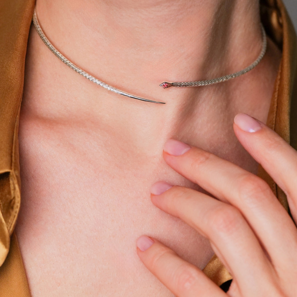 Snake Collar  Necklace Small