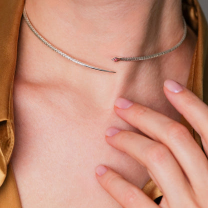 Snake Collar  Necklace Small