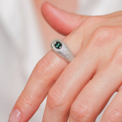 Green Tourmaline Candy Ring