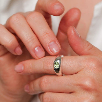 Tsavorite Candy Ring