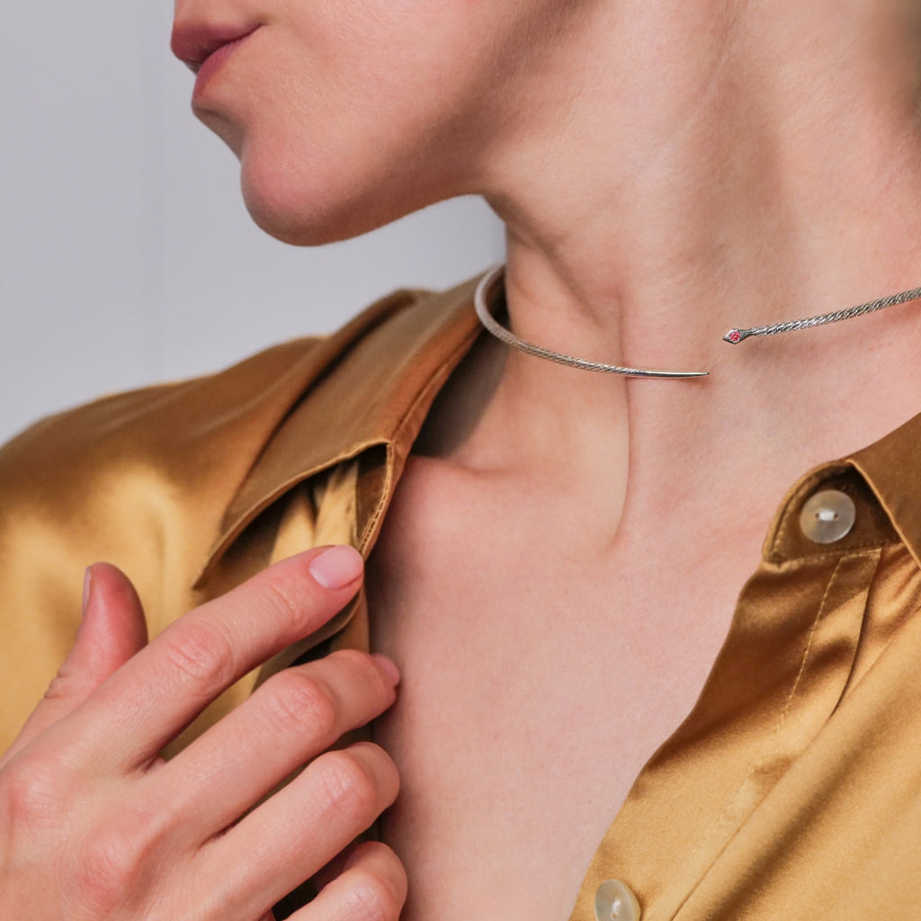 Snake Collar  Necklace Small