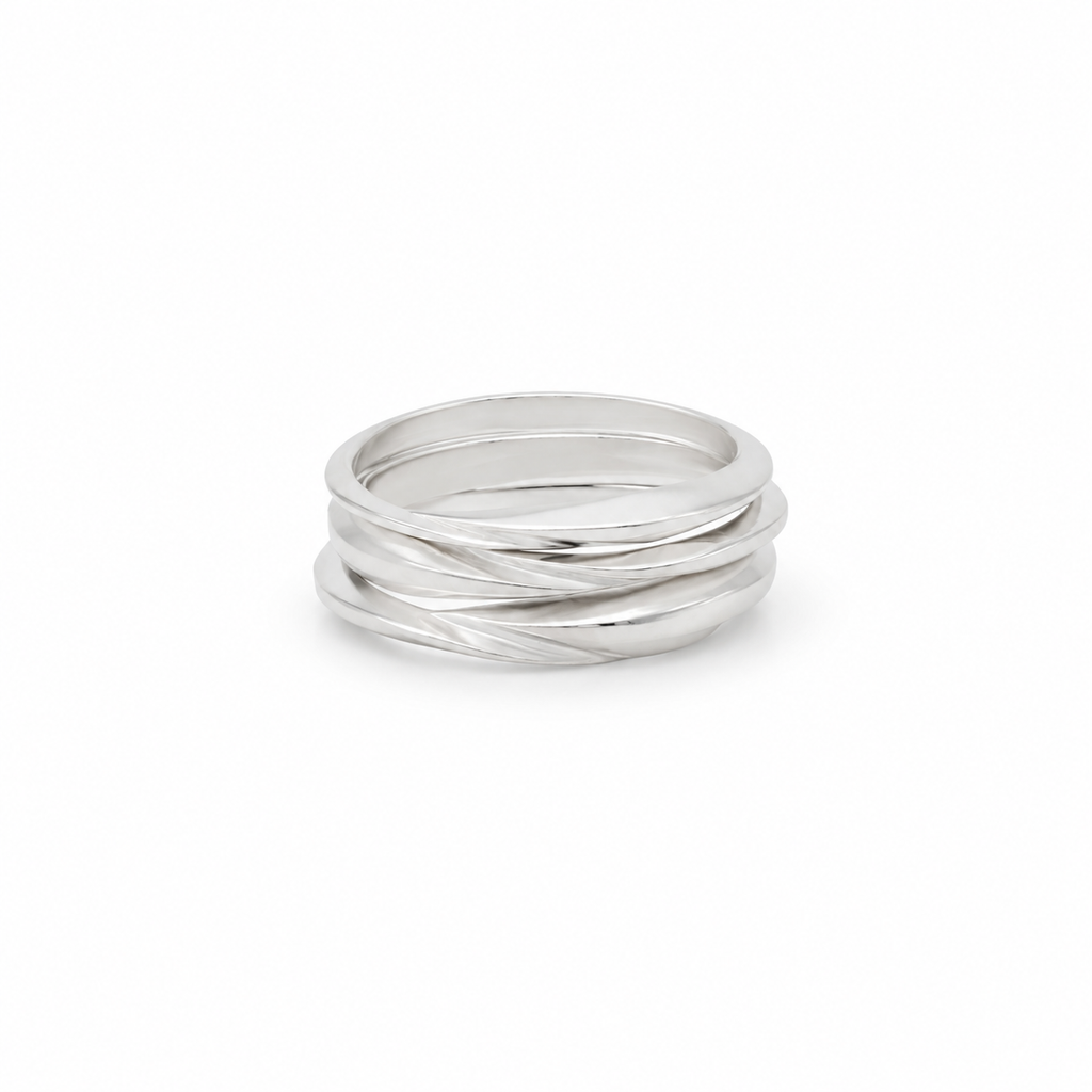 In Time Set in Sterling Silver