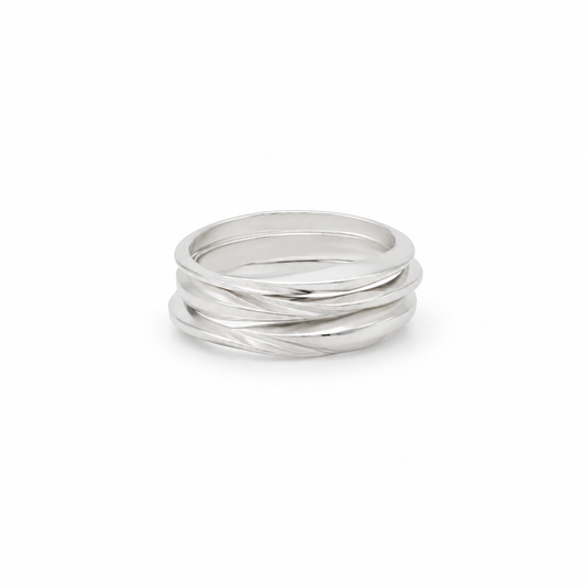 In Time Set in Sterling Silver