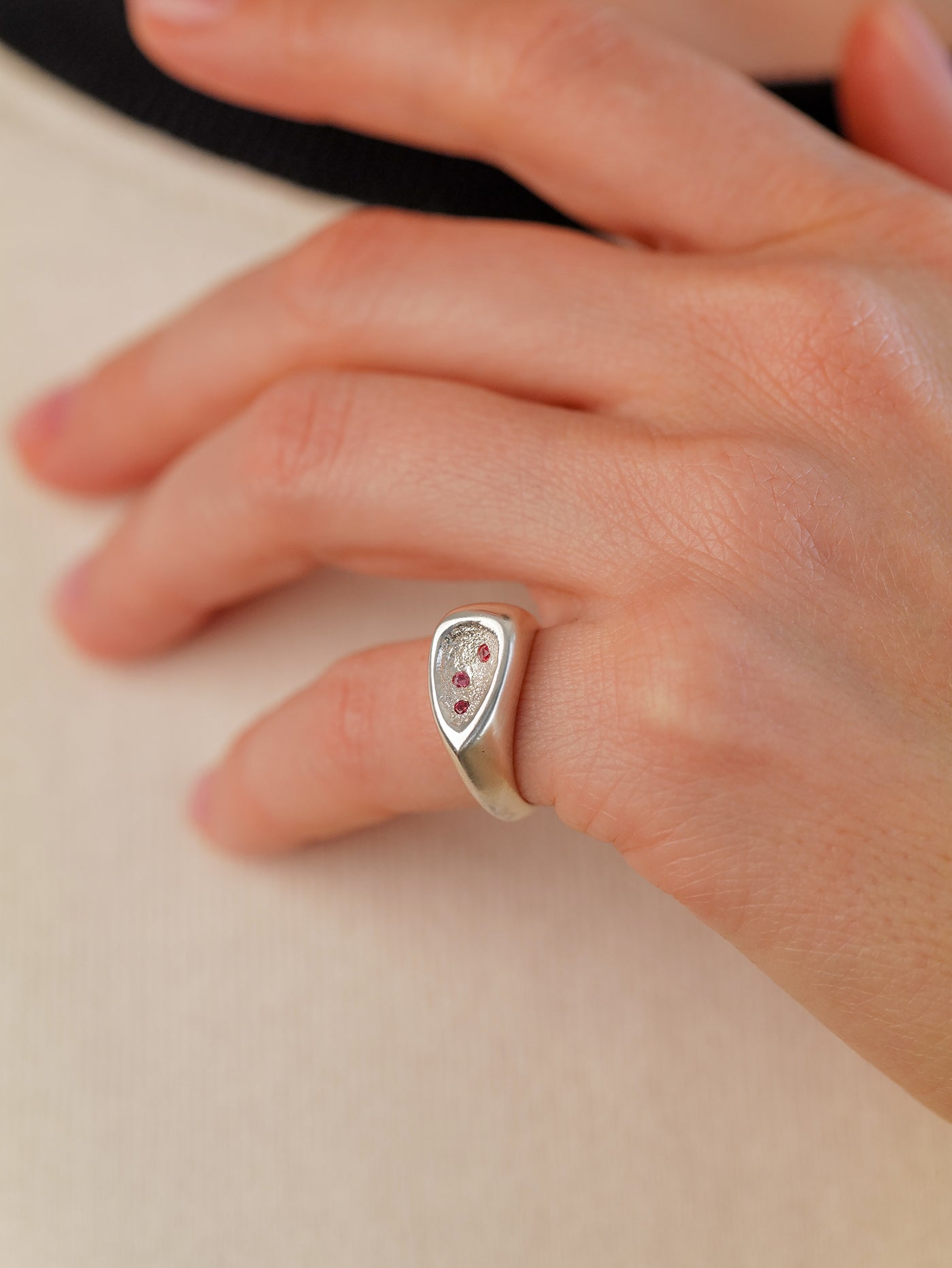 Crushed Candy Pinky Ring